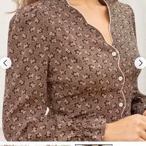 Rouje Tildo Blouse 34 (XS) EUC